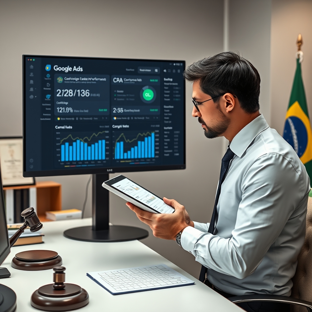 Google Ads para Advogado: Estratégia de Alta Performance em um Mercado Saturado