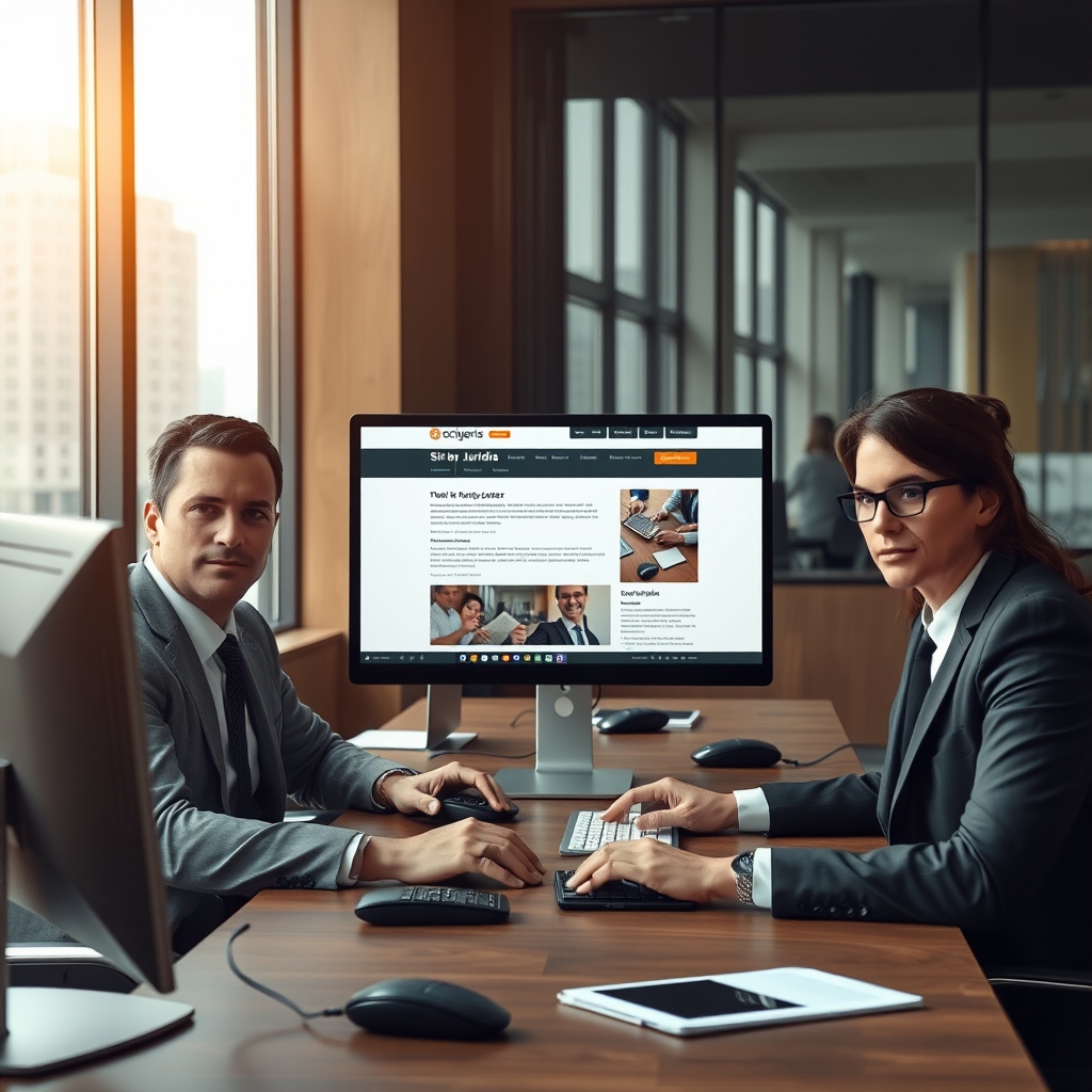 Como funciona a criação de site jurídico: Estrutura, estratégia e execução