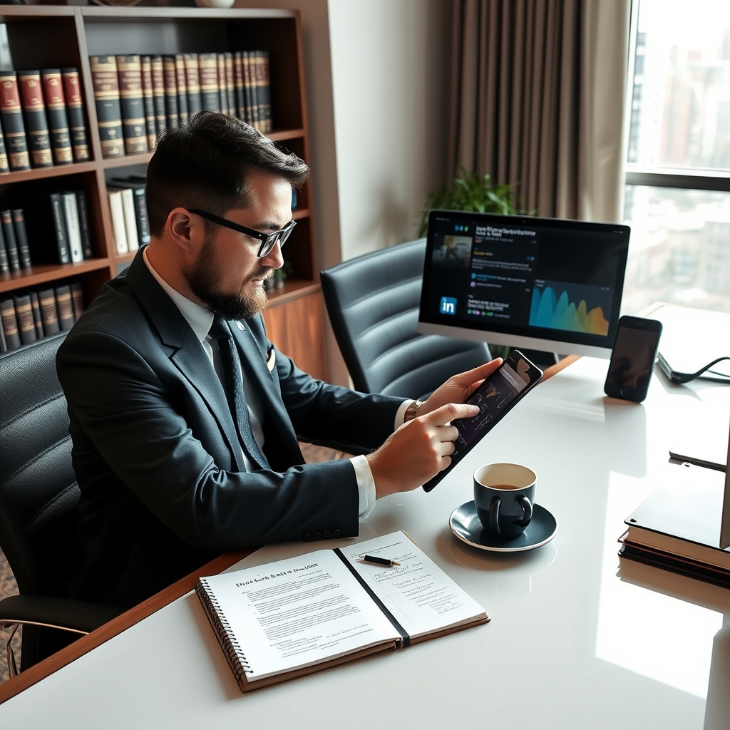 Estratégias de LinkedIn para Advogados: Construção de Autoridade e Geração de Leads Qualificados