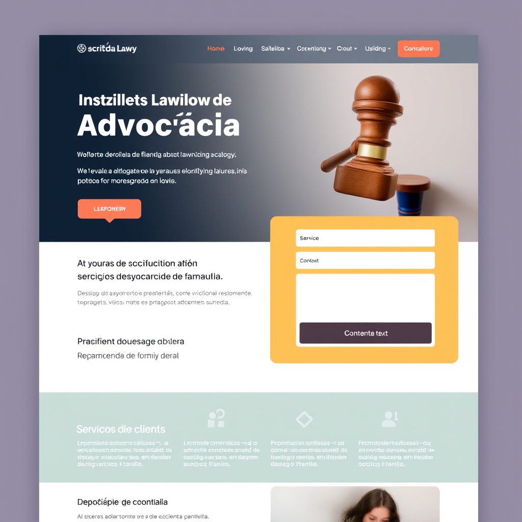 Landing Page para Escritório de Advocacia de Família: Estratégias para Conversão e Autoridade Digital