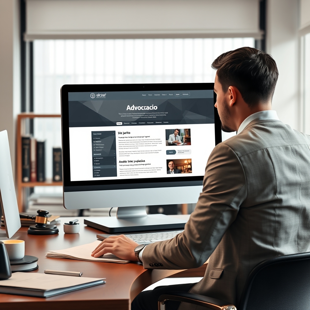 Como Estruturar um Site para Advogados: Um Guia Estratégico para Autoridade Digital