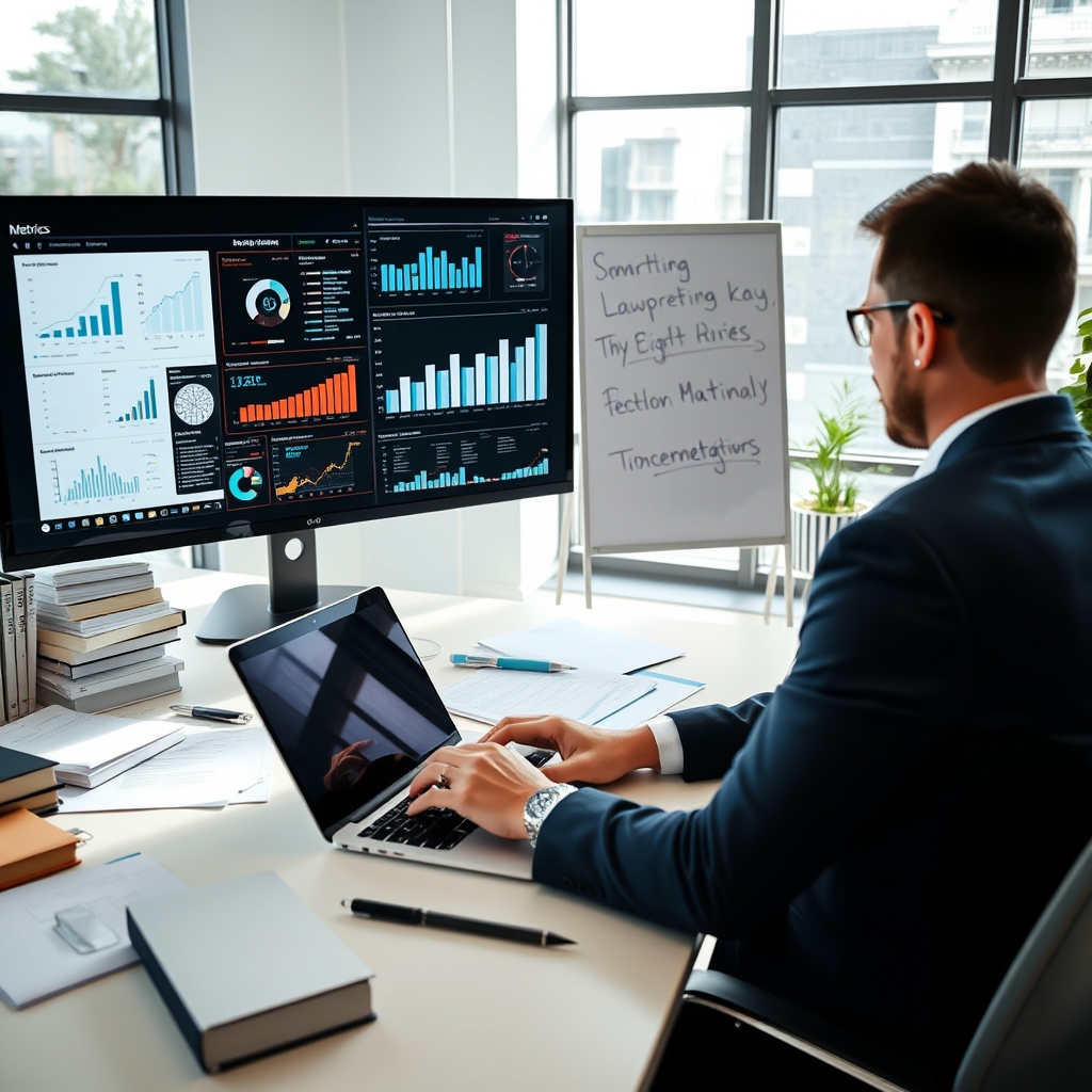 Análise estratégica de resultados em inbound marketing jurídico