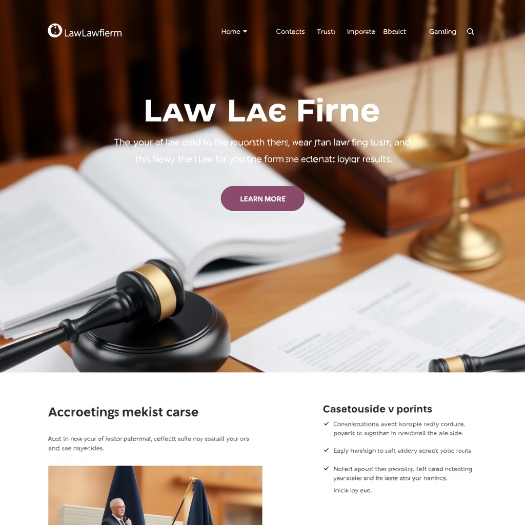 Criação de Site Jurídico