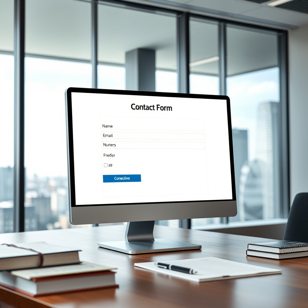 Curso de Formulário de Contato para Escritório de Advocacia
