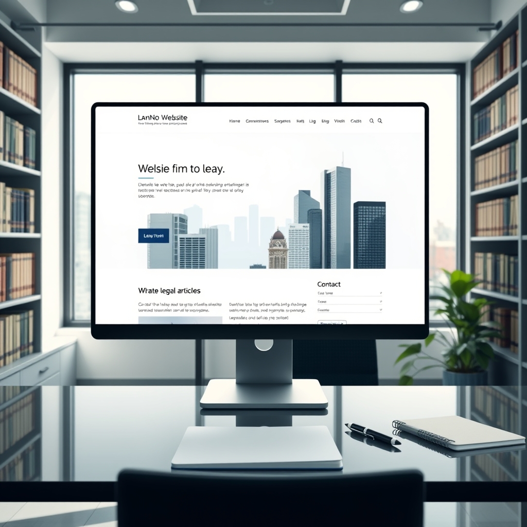 Estrutura Site Advogados