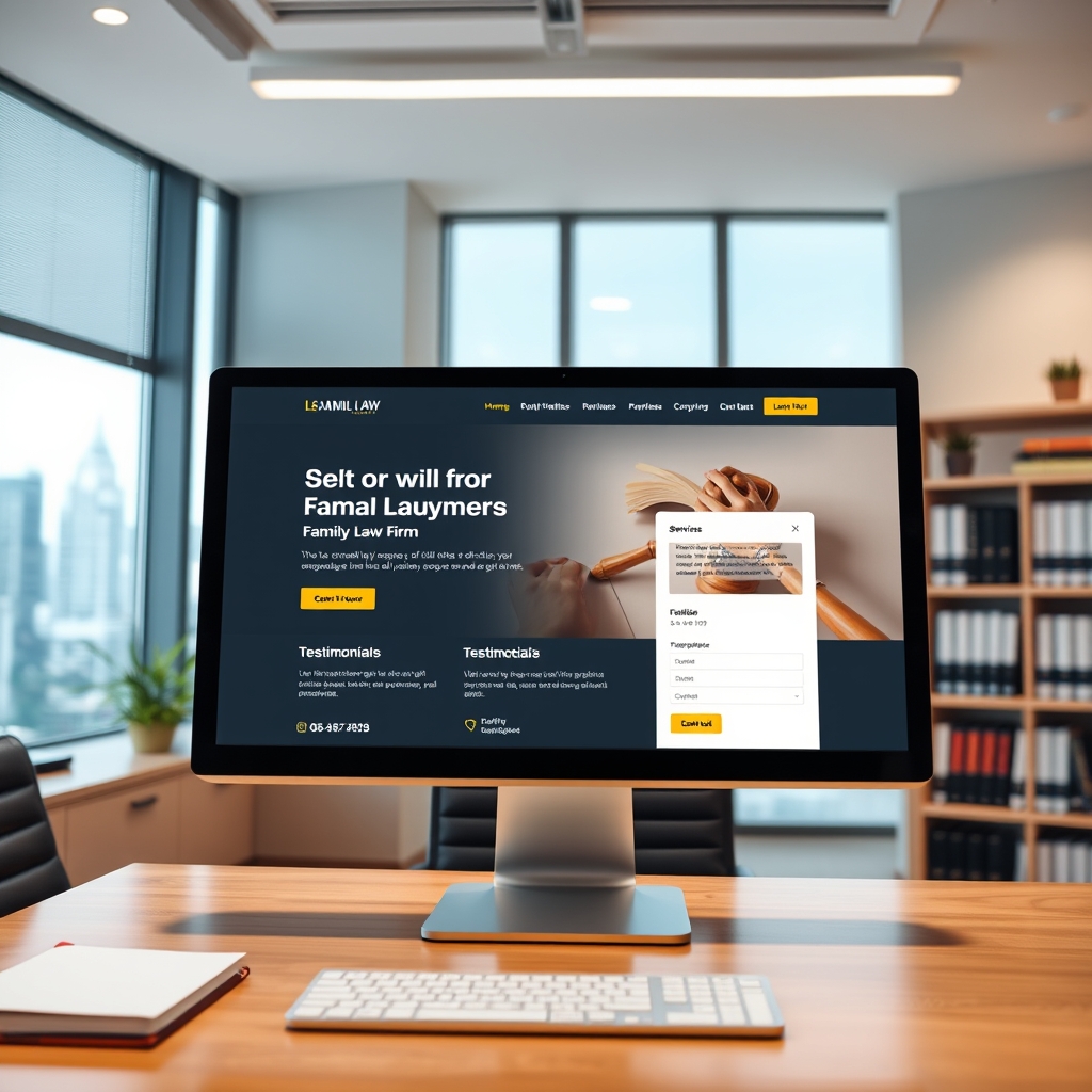 Landing Page para Escritório de Advocacia de Família