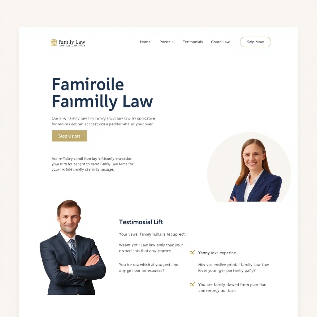 Landing Page para Escritório de Advocacia de Família: Estratégia de Sucesso