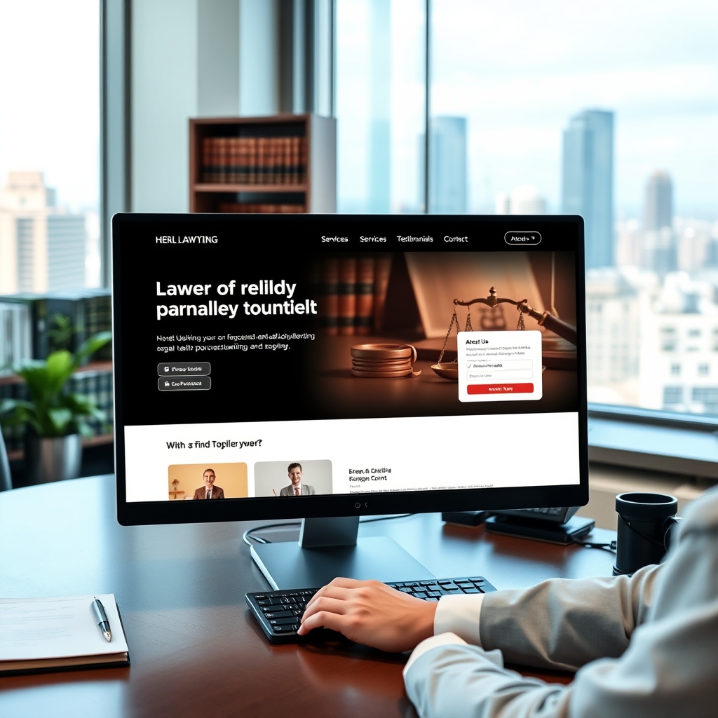 Landing page estratégica para advogados em João Pessoa