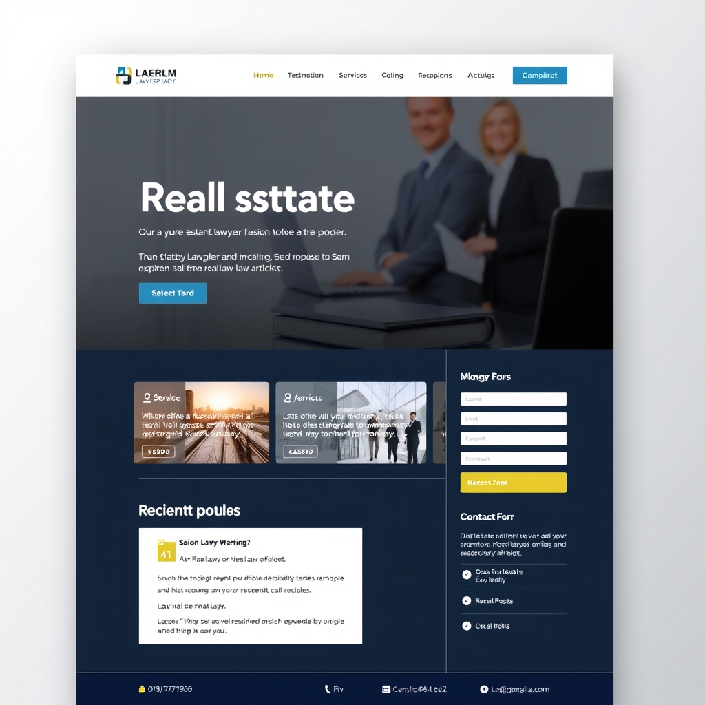 Site para advogado imobiliário: análise estratégica