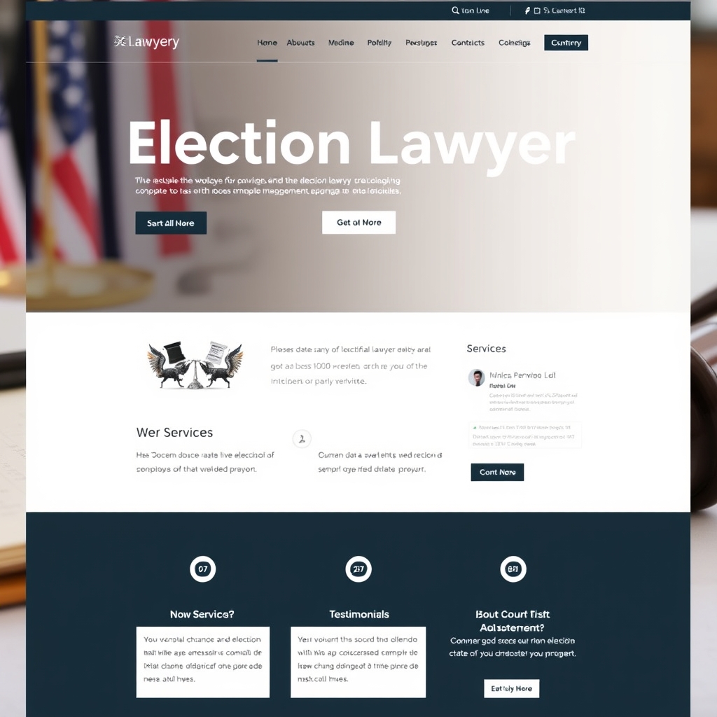 Site para advogados eleitorais: estratégia para sucesso
