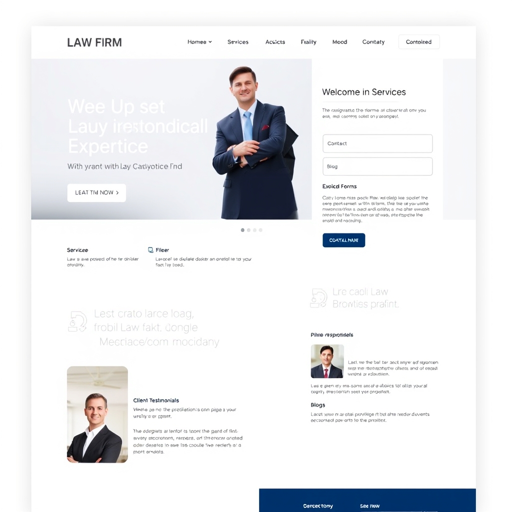 Template de Site para Advogados: Estratégia para Atrair Clientes