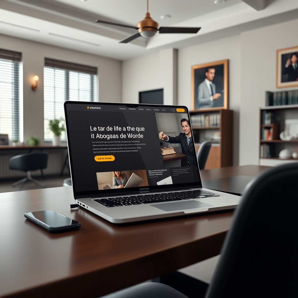 Template de site para advogados