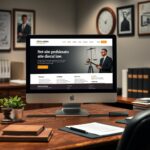 Template de site para advogados