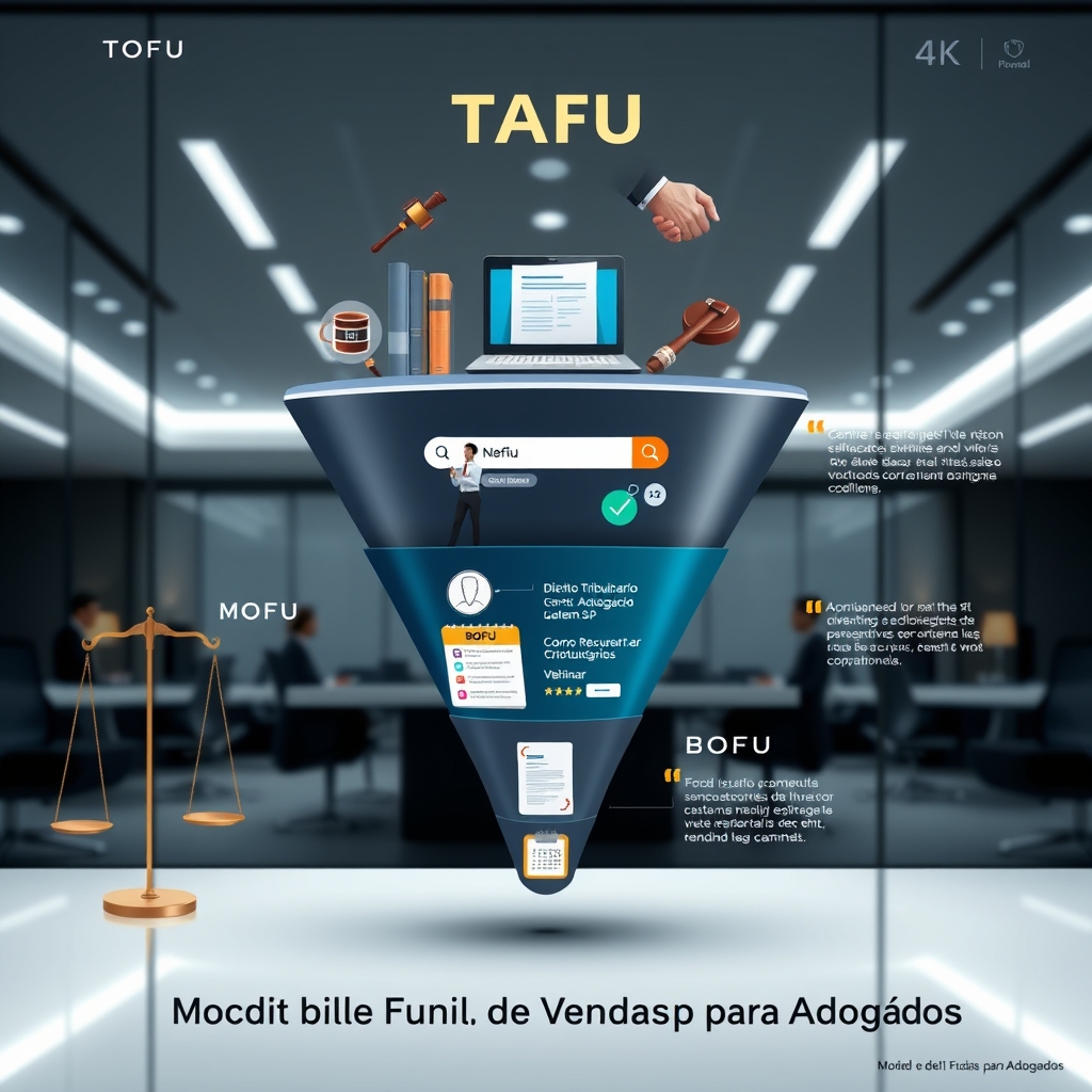 Modelo de Funil de Vendas para Advogados: Estrutura Estratégica para Captação de Clientes Qualificados