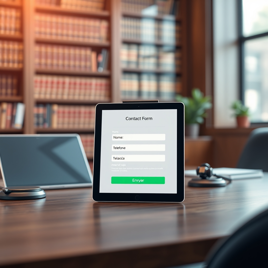 Template de formulário de contato para escritório de advocacia: estrutura estratégica para captação de leads qualificados