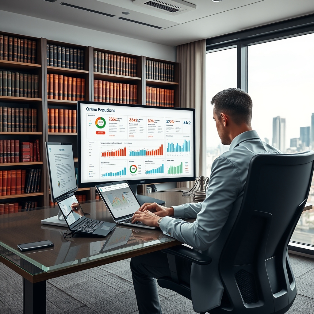 Auditoria de reputação online para advogados