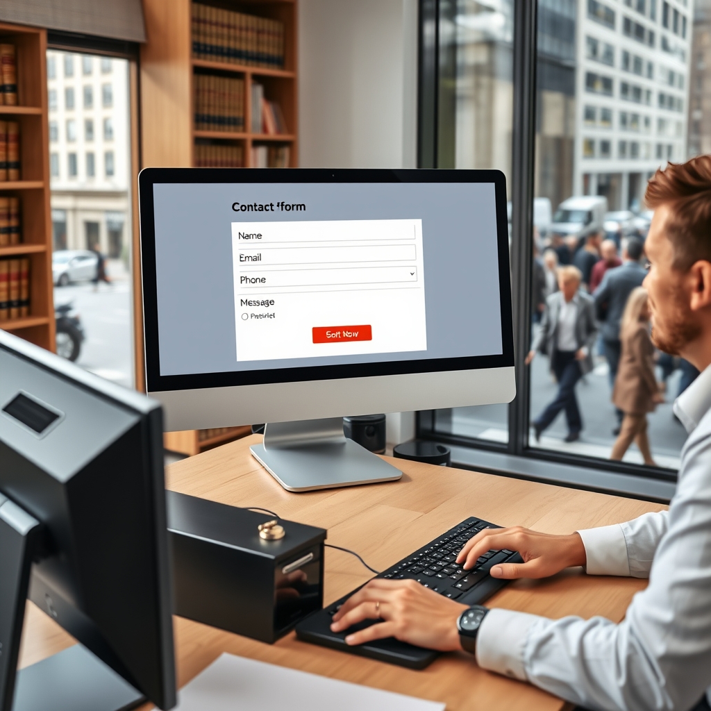 Como criar formulário de contato para escritório de advocacia