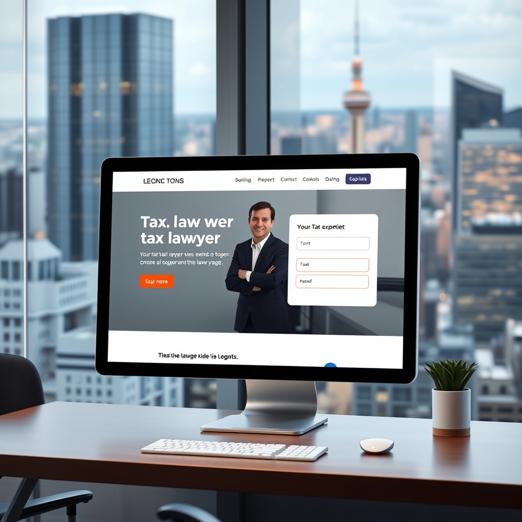 Landing Page para Advogado Tributário: Estratégia de Conversão