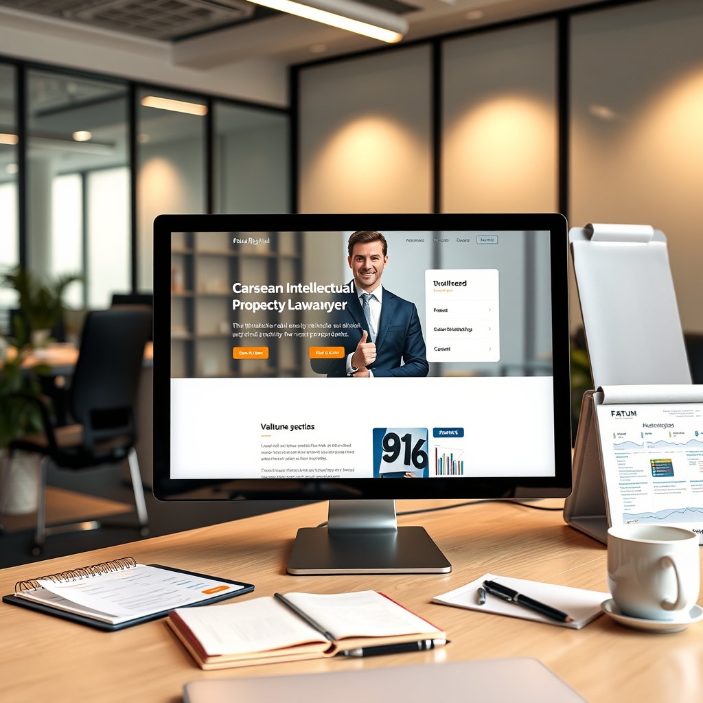 Landing Page para Advogado de Propriedade Intelectual
