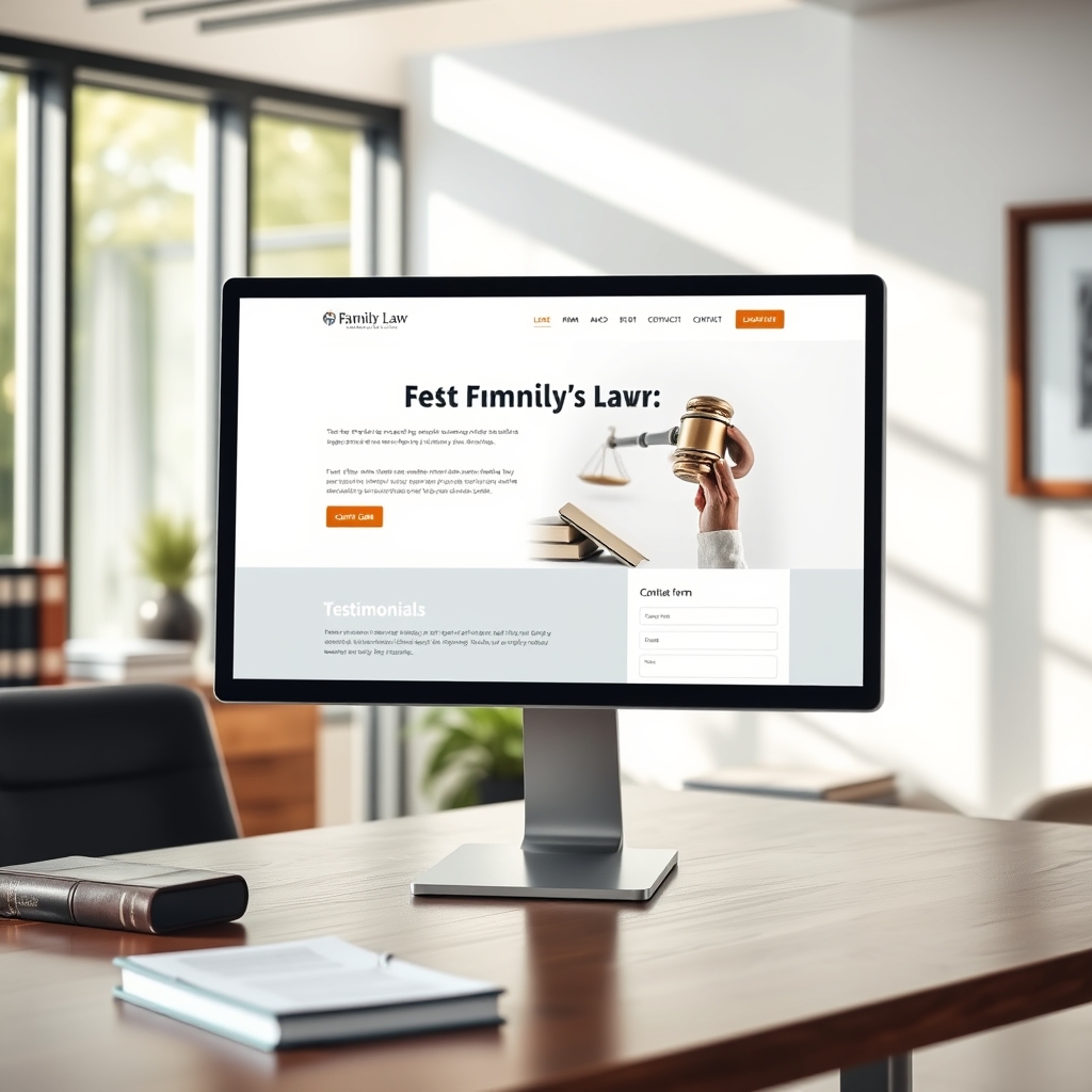 Landing Page para Escritório de Advocacia de Família