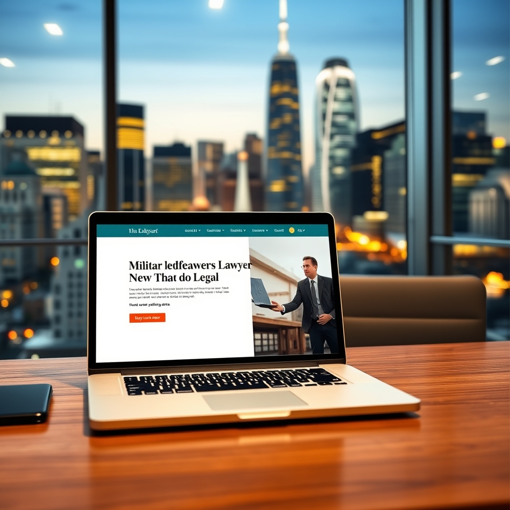 Landing page estratégica para advogado militar