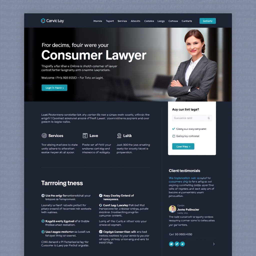 Site para advogado do consumidor: análise estratégica