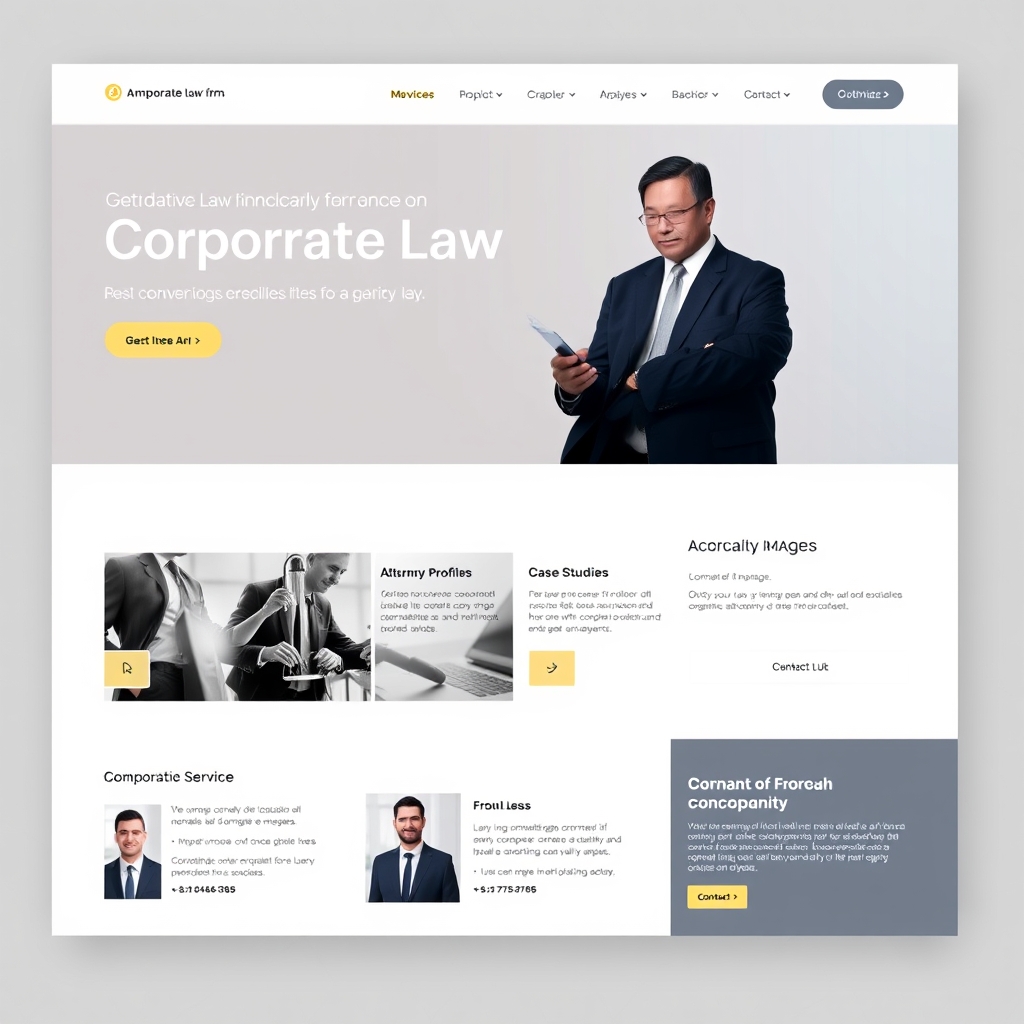 Site para escritório de advocacia empresarial: análise estratégica