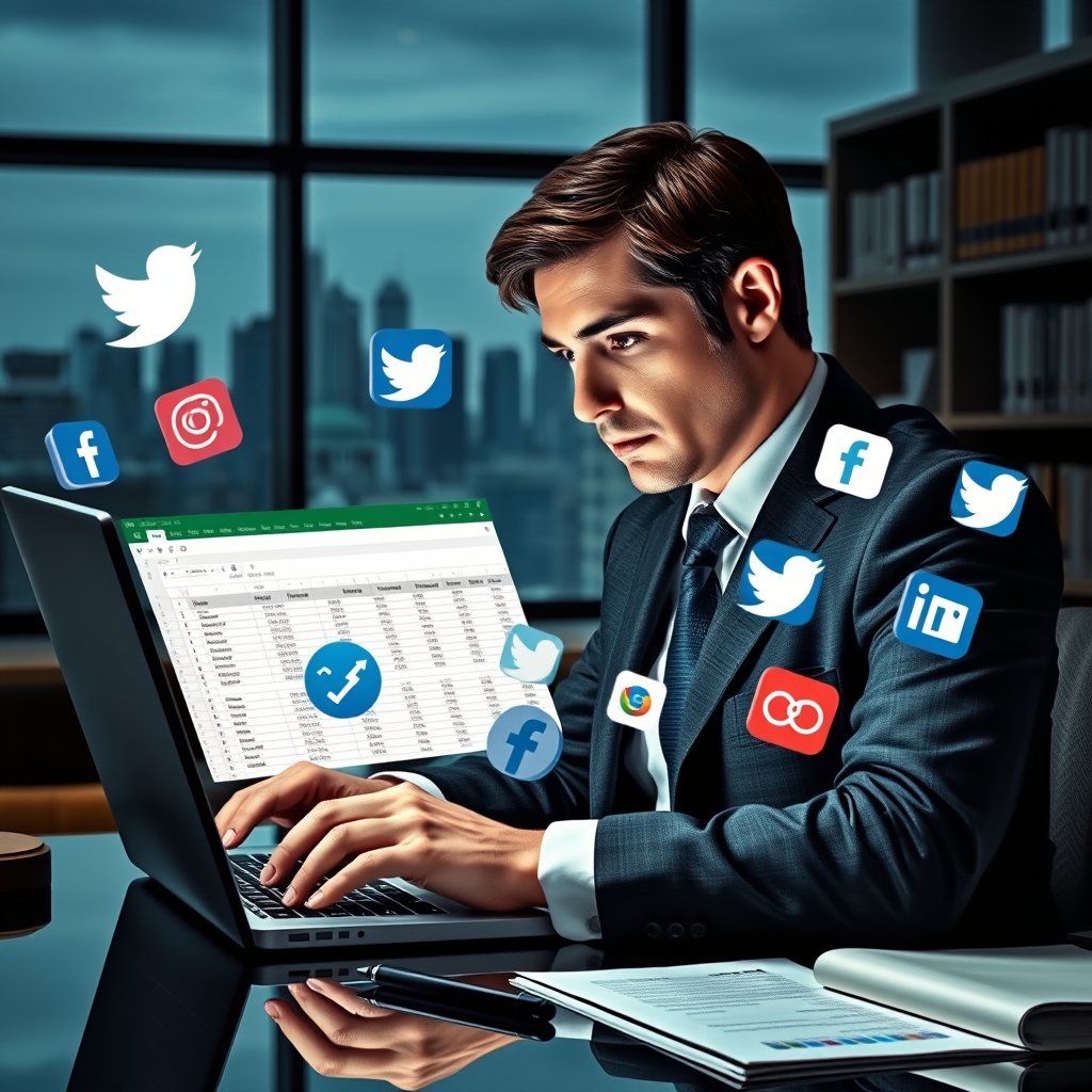 Planilha de gestão de redes sociais para advogados: estratégia prática