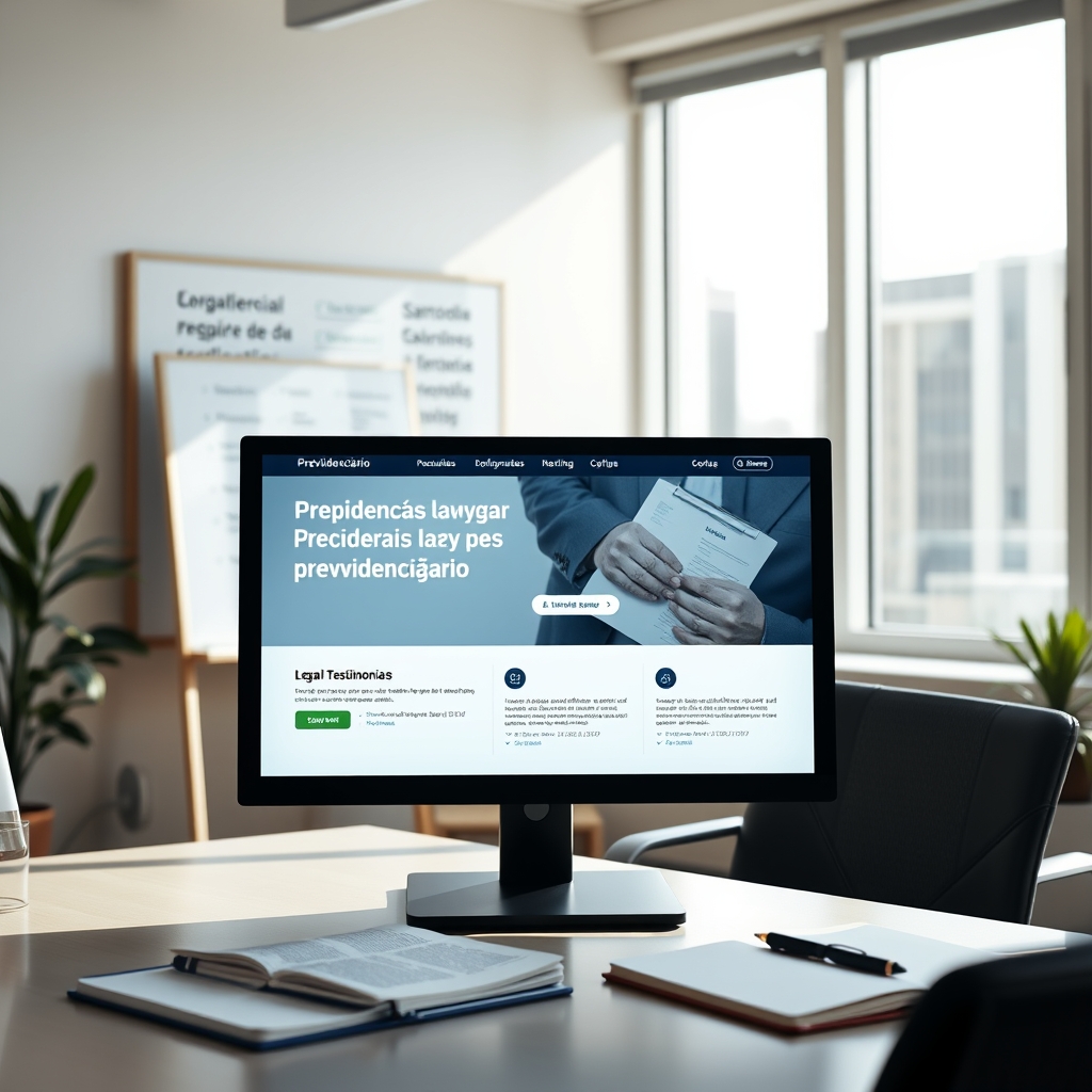 Landing Page para Advogado Previdenciário: Estratégia para Atrair Clientes